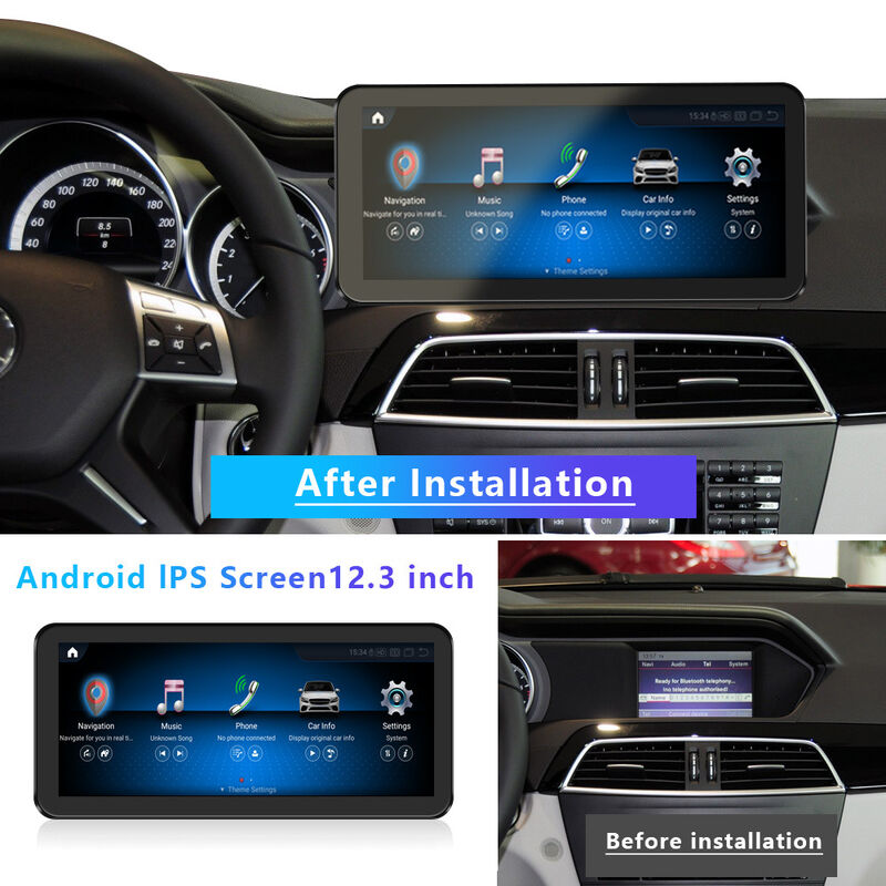 Qualcomm 8 Core Cars Head Unit 12.3 Inch Navigation Universal Car Multimedia System