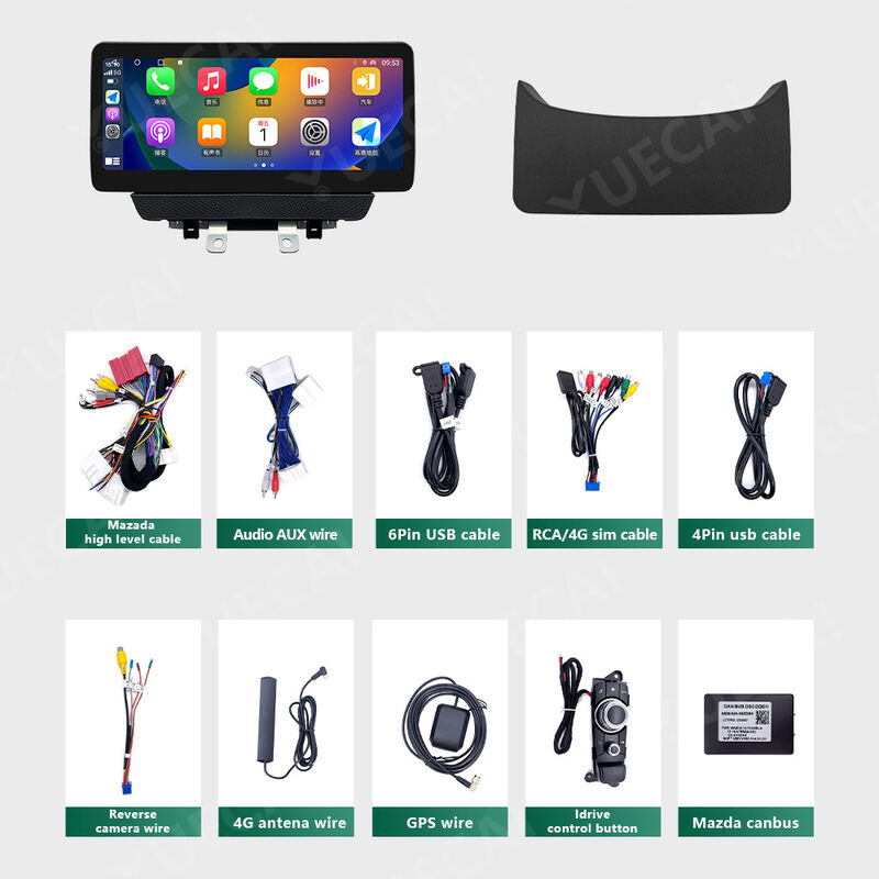 10.25 Inch Android 13 Cars Head Unit 1970*720 Mazda 2 Multimedia System