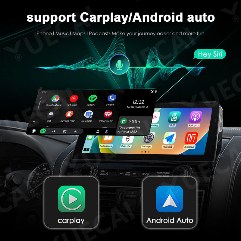 Yuecai 12.3inch Large Dvd Player Built In DSP Carplay 4G BT5.0 AHD For Nissan Patrol Modification Y62 2022 Amanda