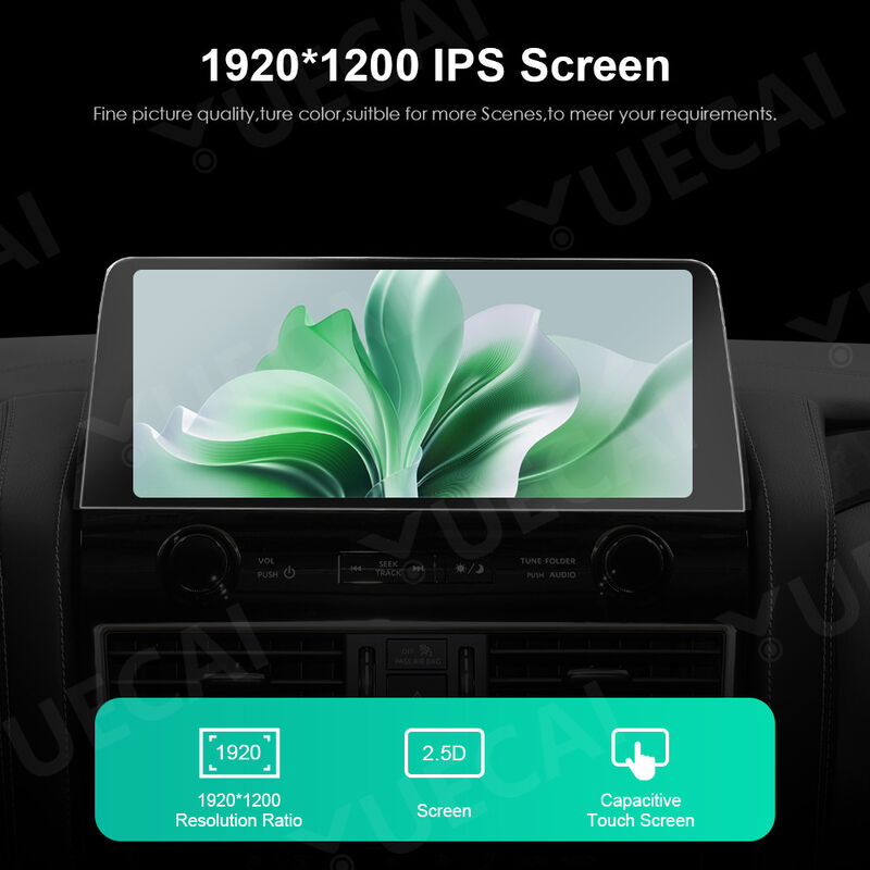 Yuecai 12.3inch Large Dvd Player Built In DSP Carplay 4G BT5.0 AHD For Nissan Patrol Modification Y62 2022 Amanda