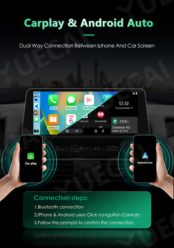 13.3inch Auto Android radio Built in DSP 360 Carplay 4G for Y62 2017 Nissan Patrol Amanda