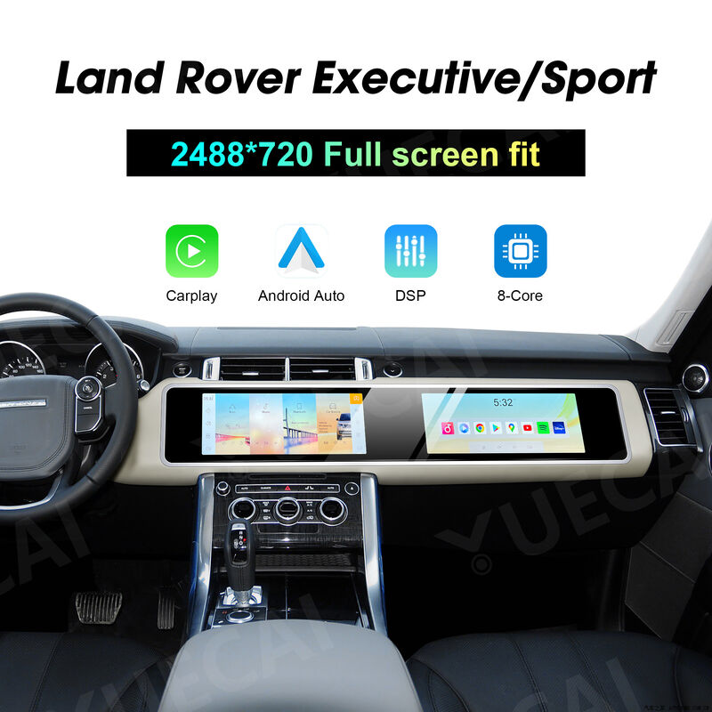Dual 12.3/15.5 Inch Screen Range Rover Executive Sport Car Radio Portable Multimedia Player CarPlay GPS Navi Head Unit