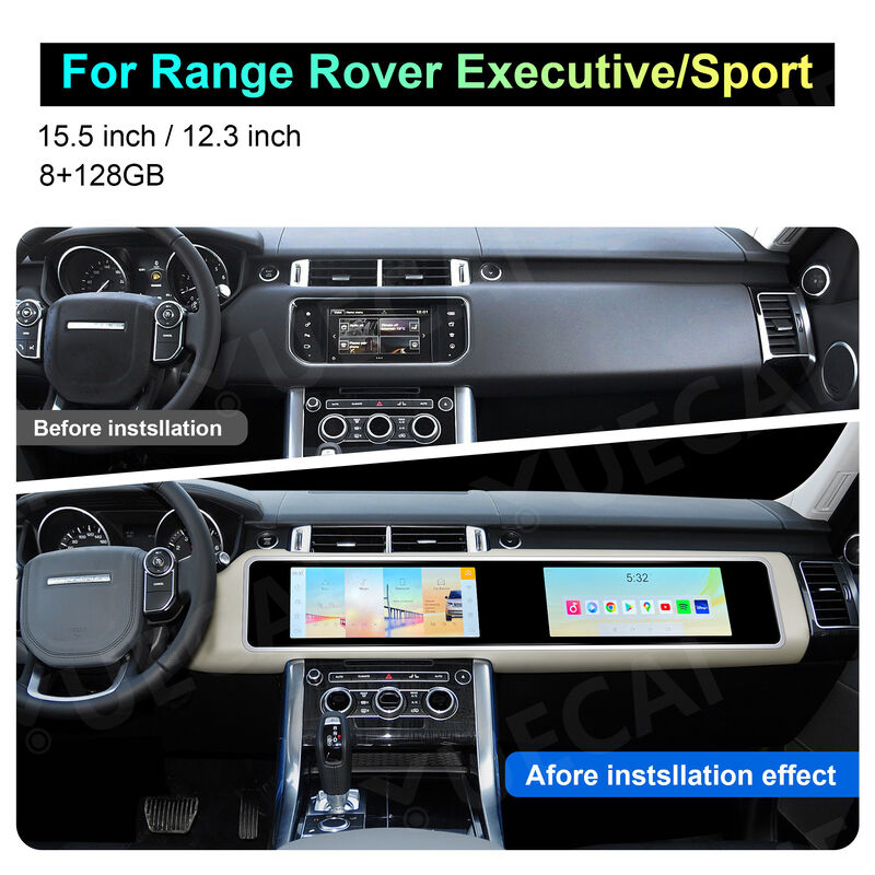 Dual 12.3/15.5 Inch Screen Range Rover Executive Sport Car Radio Portable Multimedia Player CarPlay GPS Navi Head Unit