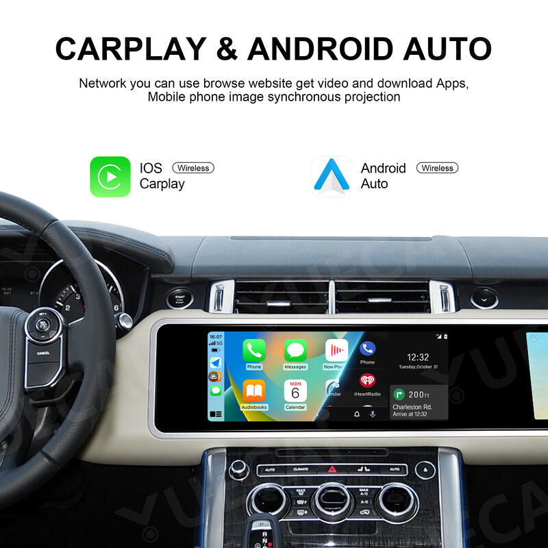 Dual 12.3/15.5 Inch Screen Range Rover Executive Sport Car Radio Portable Multimedia Player CarPlay GPS Navi Head Unit