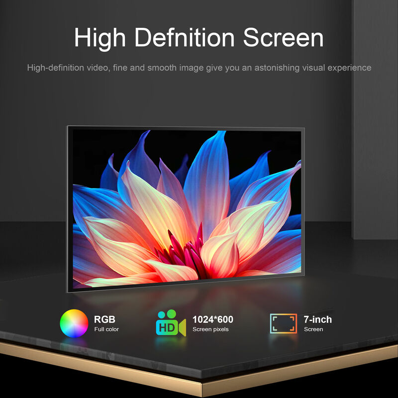 7 Inch Retractable Touch Carplay 1 DIN Car Audio Stereo Compatible Bluetooth-Enabled Built-In GPS