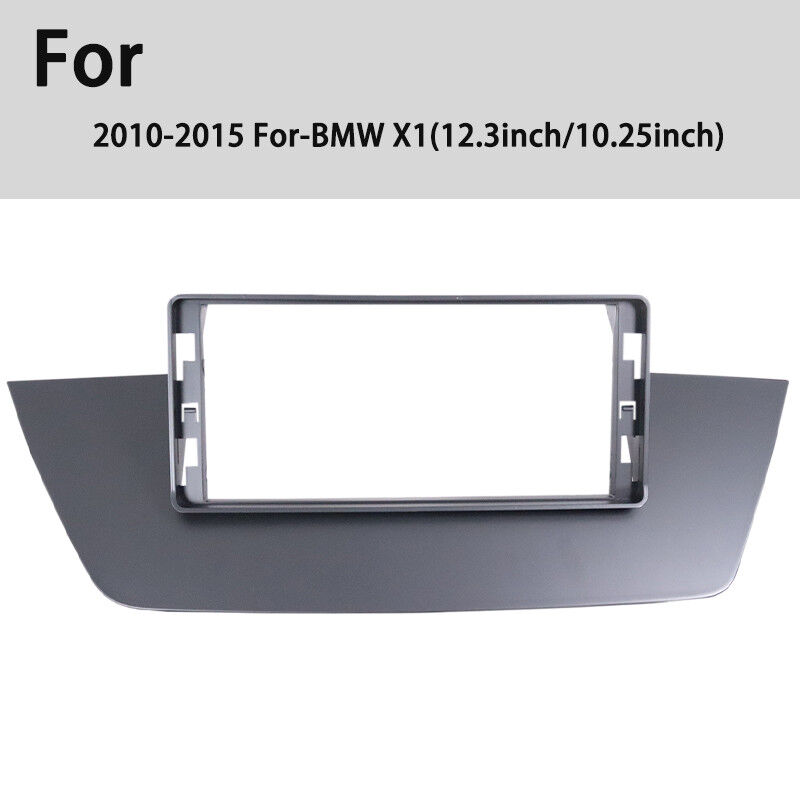 Android Car Stereo Radio Fascia DVD Player Panel Frame para BMW X1 2010-2015 12.3 pulgadas/10.25 pulgadas