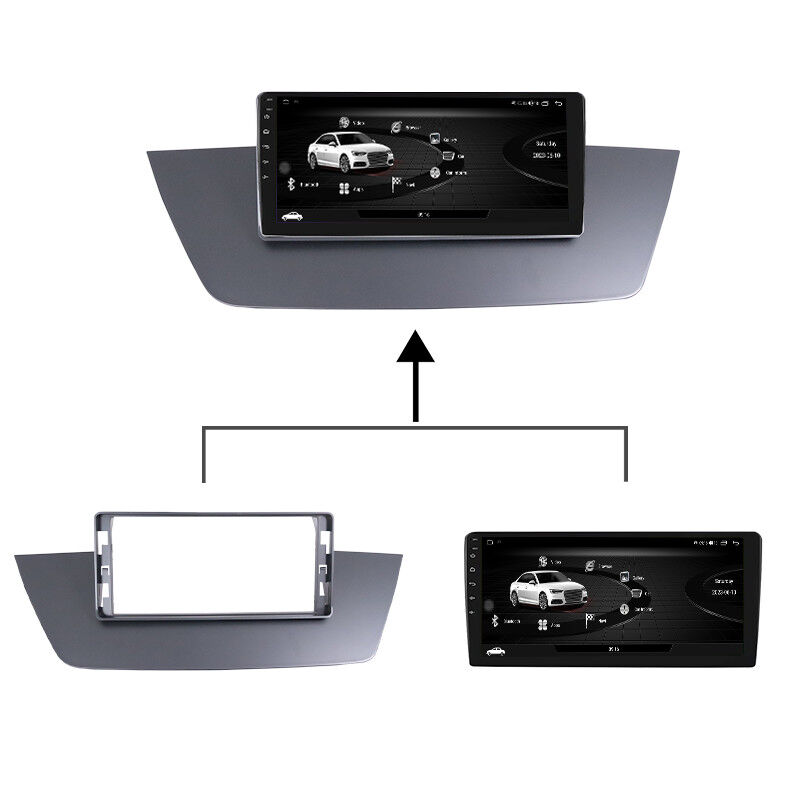 Android Car Stereo Radio Fascia DVD Player Panel Frame para BMW X1 2010-2015 12.3 pulgadas/10.25 pulgadas