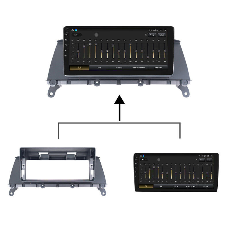 Car DVD Player Android Auto Facial Plastic Frame For 2011-2017 BMW X3 Android Car Radio With Stereo Cable Accessories
