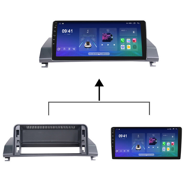 New Model Android Car Radio Frame with Stereo Cable Accessories for 2012-2015 BMW Z4