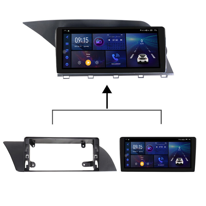 12.3 Inch Car Screen Frame for 2010-2012 BENZ GLK , Car Android Fascia with Canbus Auto Parts Accessories Easy Installation