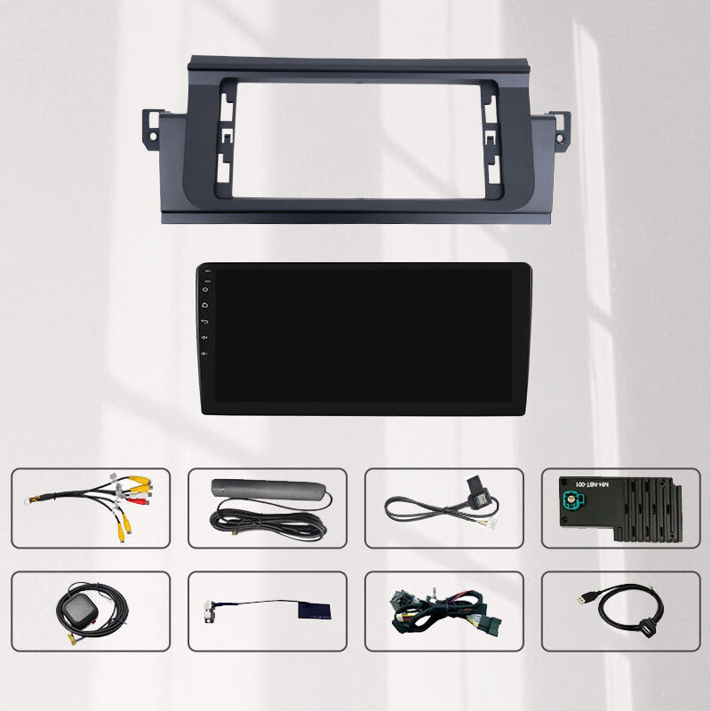 Universal Android Car Radio Facial Plastic Frame Navigation Panel For LAND ROVER Discovery Sport 2015-2019 12.3inch/10.25inch With Wire Cable