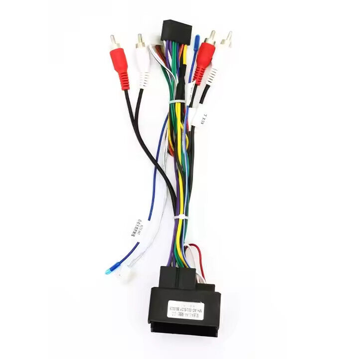 Car DVD Player Radio Frame Kits Dashboard Panel for VW Touareg 2003-2010 With RCA Cable Wiring Harness Accessories