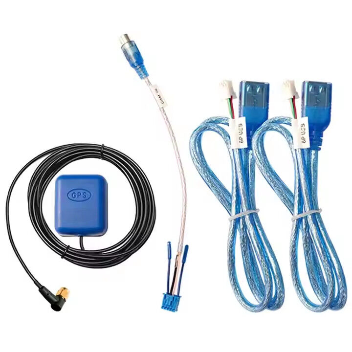 Car DVD Player Radio Frame Kits Dashboard Panel for VW Touareg 2003-2010 With RCA Cable Wiring Harness Accessories