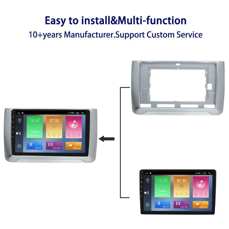 Radio Fascia Frame Auto Stereo Car Radio 9inch Android Driving Experience with Bluetooth Connection Car's Radio frame