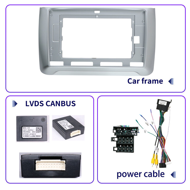 Radio Fascia Frame Auto Stereo Car Radio 9inch Android Driving Experience with Bluetooth Connection Car's Radio frame