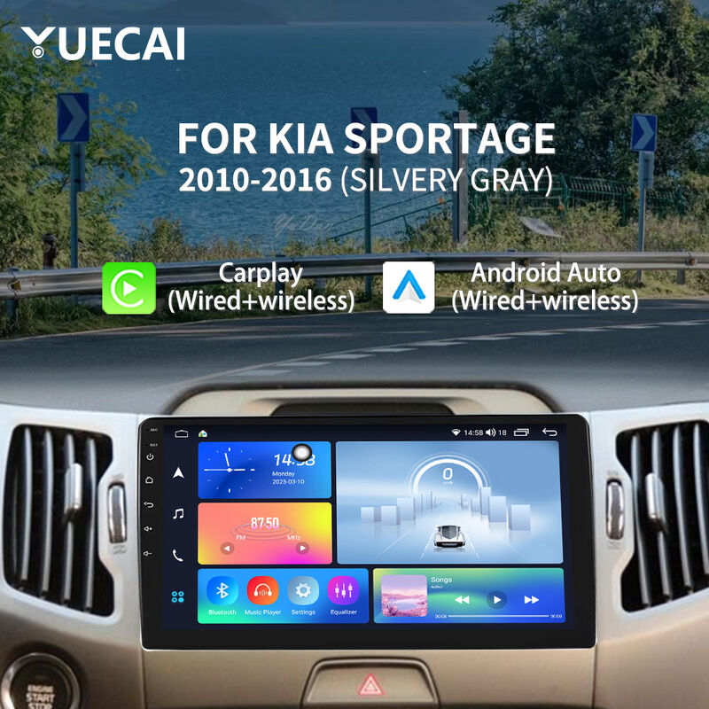 9inch IPS/QLED/2K Touch Screen Car DVD Player GPS Navigation System for KIA SPORTAGE 2010-2016