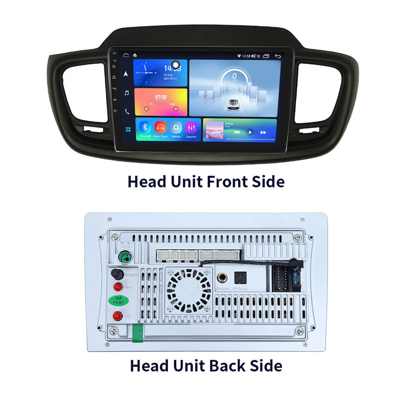 QLED Car Android Head Unit Iron Gray Auto Car DVD Player 10 Inch For KIA SORENTO 2015 - 2019