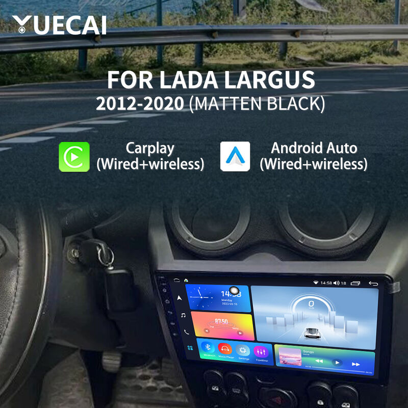 LADA LARGUS 9inch Radio Screen Car DVD Player with Qled Display and GPS Navigation System