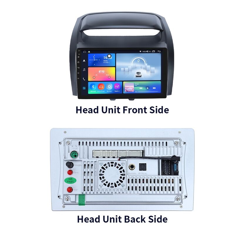 Custom Car Android Head Unit Black Car Navigation Head Unit For Kia SORENTO 2013-2014