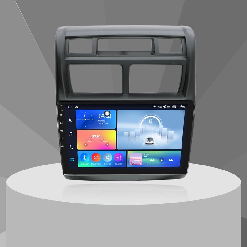 Bluetooth Kia Sportage Head Unit Matte Black Cars Head Unit 9 Inch 2007 - 2013