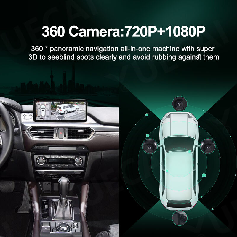 Black Mazda6 2016-2018 Cars Head Unit Support WIFI Bluetooth 5.0 Cars Head Unit