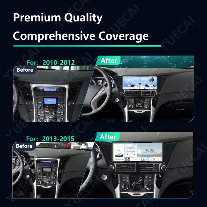 Multiple View Mode Sonata Head Unit Ultra HD Android Auto DVD Player For Sonata 8th Generation