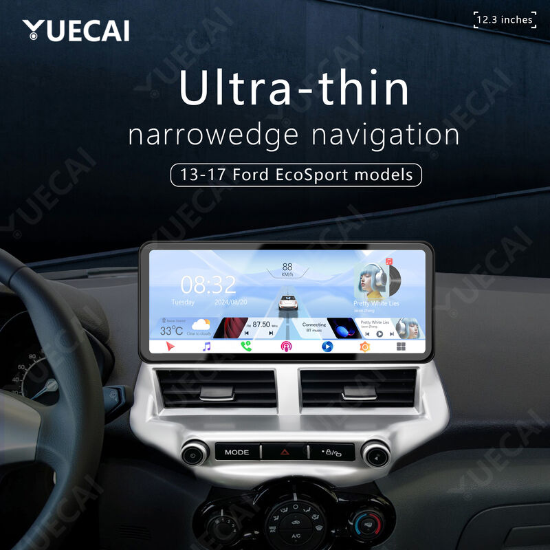 12.3Inch Wireless Android Auto Carplay Head Unit for Ford EcoSport 2013-2017