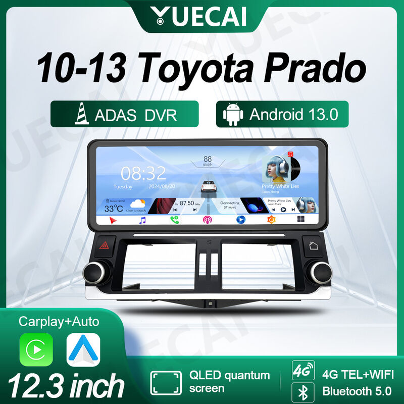 12.3-Inch Android Car Radio for Toyota Prado 2010-2013 with GPS