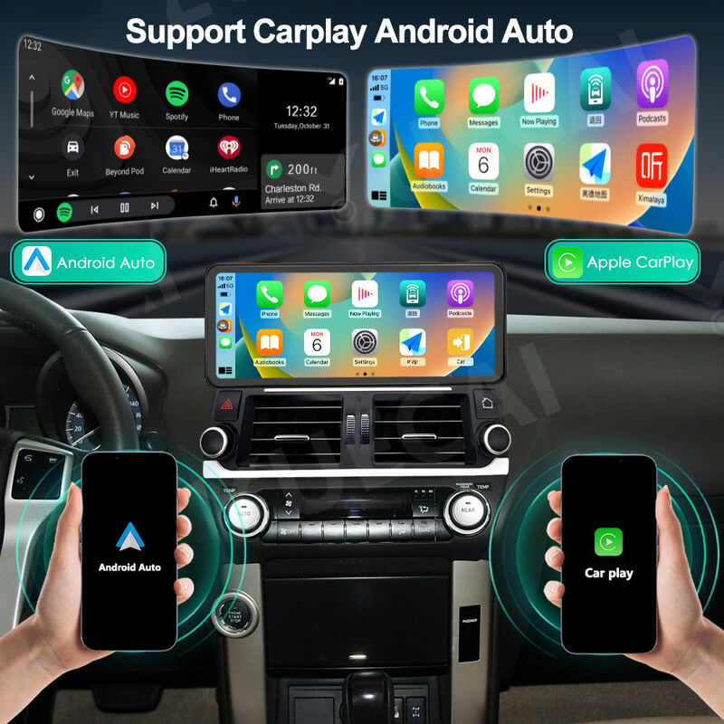 12.3-Inch Android Car Radio for Toyota Prado 2010-2013 with GPS