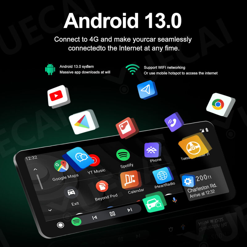 12.3-Inch Android Car Radio for Toyota Prado 2010-2013 with GPS