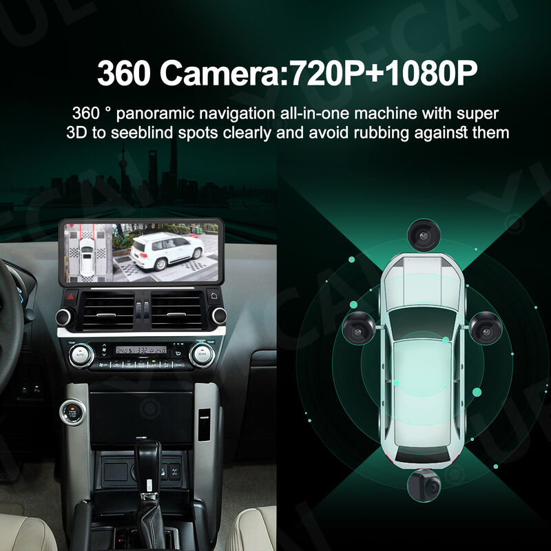 12.3-Inch Android Car Radio for Toyota Prado 2010-2013 with GPS