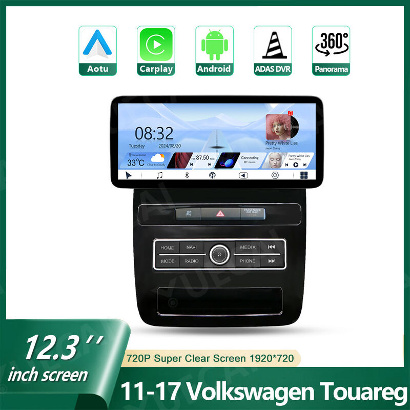 12.3Inch Android Car Stereo GPS Head Unit for Volkswagen Touareg 2011-2017