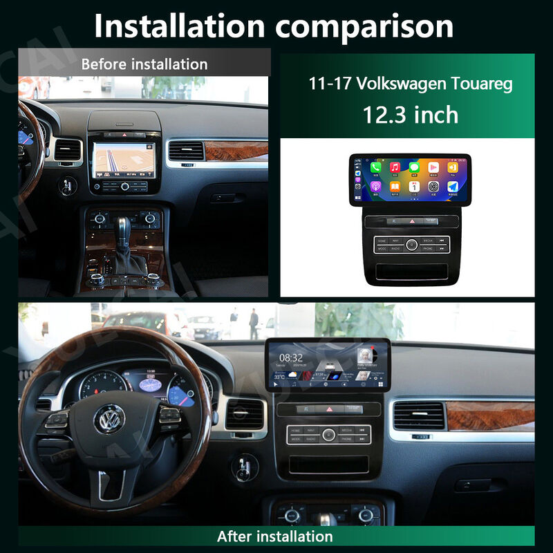 12.3Inch Android Car Stereo GPS Head Unit for Volkswagen Touareg 2011-2017