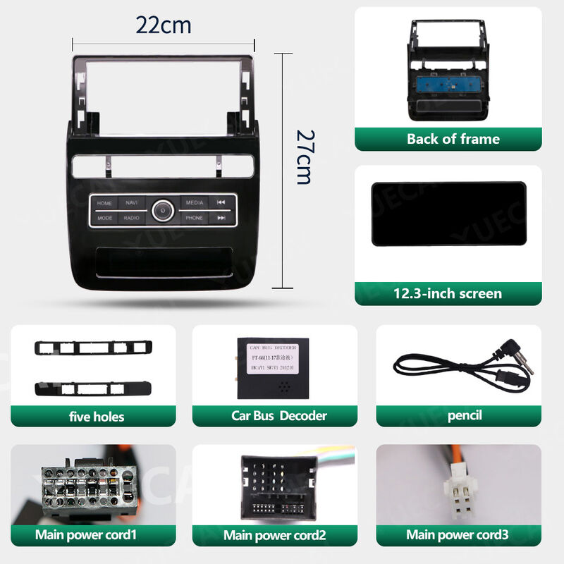 12.3Inch Android Car Stereo GPS Head Unit for Volkswagen Touareg 2011-2017