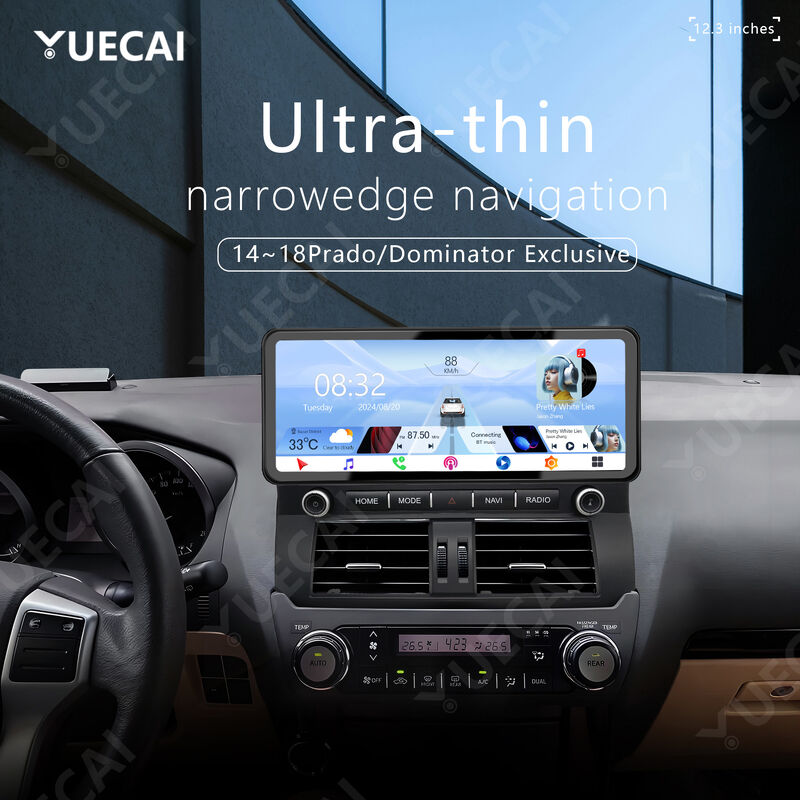 12.3 Inch Android Car Head Unit Touch Screen 7862s Android Player For Prado Dominator