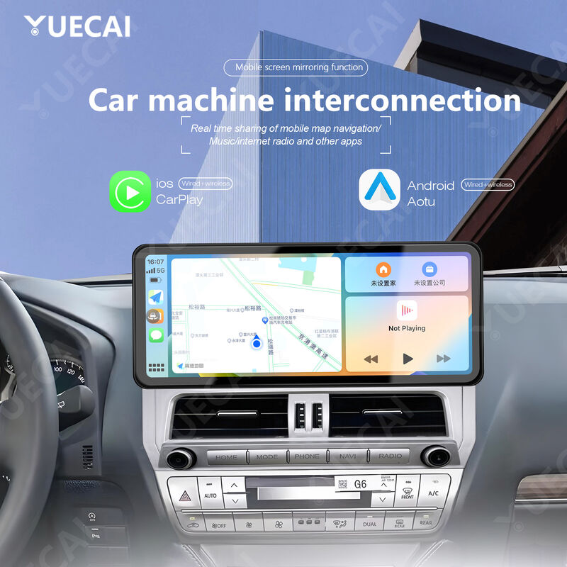 12.3 Inch Android Car Head Unit Touch Screen 7862s Android Player For Prado Dominator