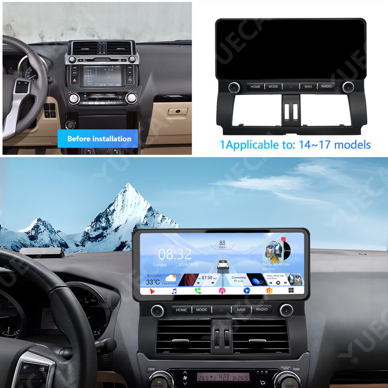 12.3 Inch Android Car Head Unit Touch Screen 7862s Android Player For Prado Dominator