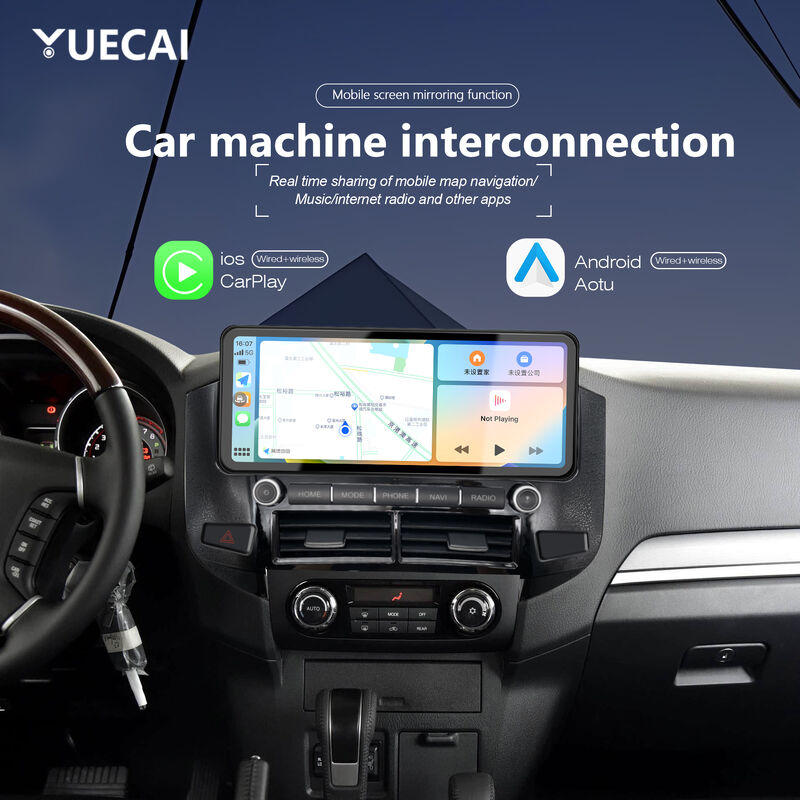 Touch Screen Android Car Head Unit Quad Core Universal Car DVD Player 12.3 Inch For Mitsubishi Pajero V97