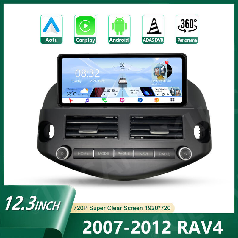 1920*1080 Android 13 Car Head Unit Bluetooth GPS Head Unit With BT 5.0 DSP GPS