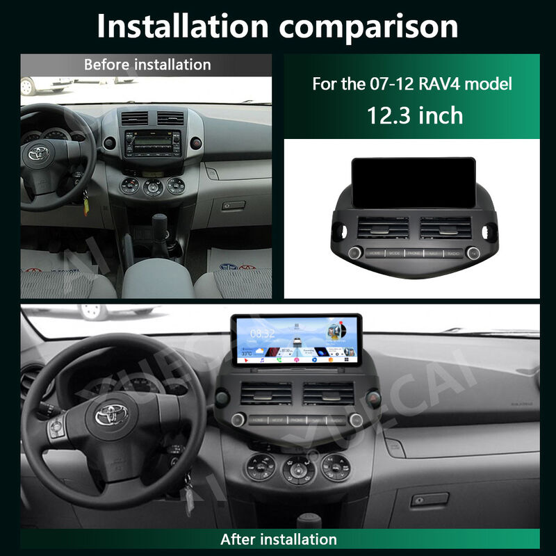 1920*1080 Android 13 Car Head Unit Bluetooth GPS Head Unit With BT 5.0 DSP GPS