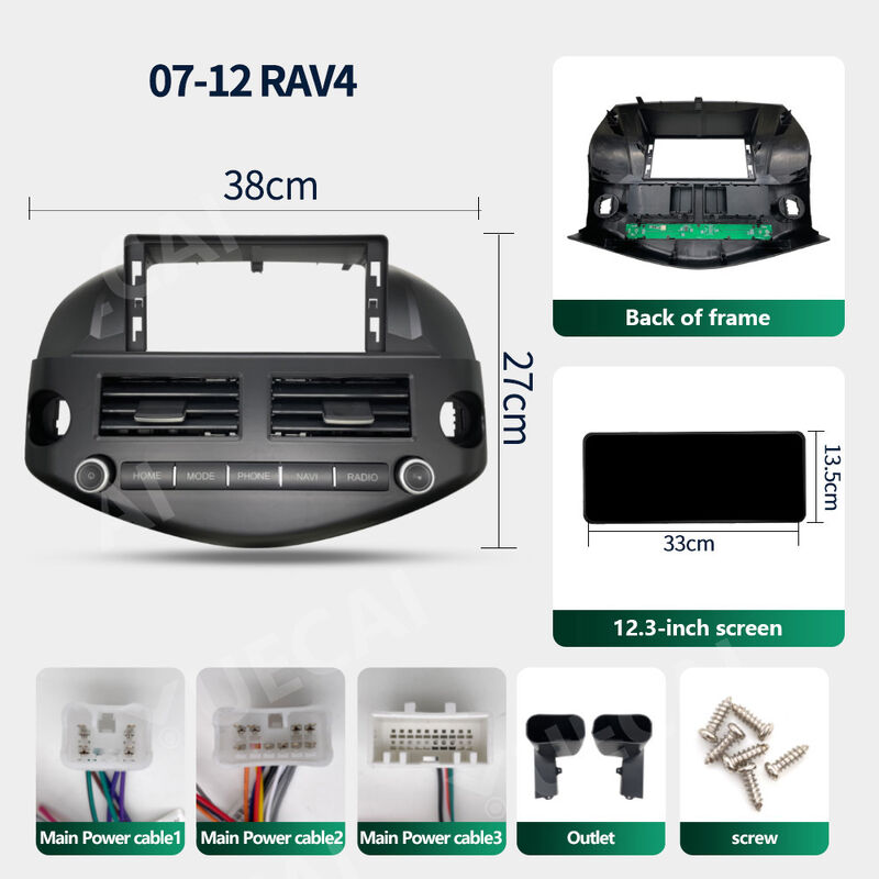 1920*1080 Android 13 Car Head Unit Bluetooth GPS Head Unit With BT 5.0 DSP GPS