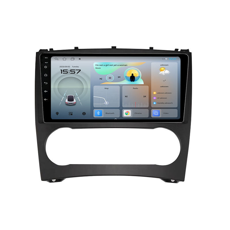 9 pulgadas IPS Display Car Stereo 1280 * 720 Android Car DVD Player Portable para el Benz