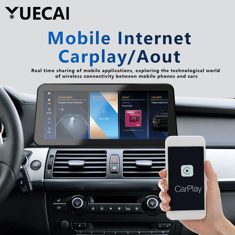 Octa Core BMW Android Head Unit Wireless Android 13 Car Player 1920*720