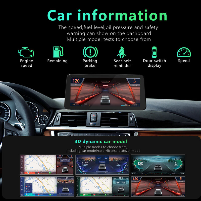 8 Core Qualcomm Android Head Unit Android 13 Car Multimedia Player 12.3 Inch