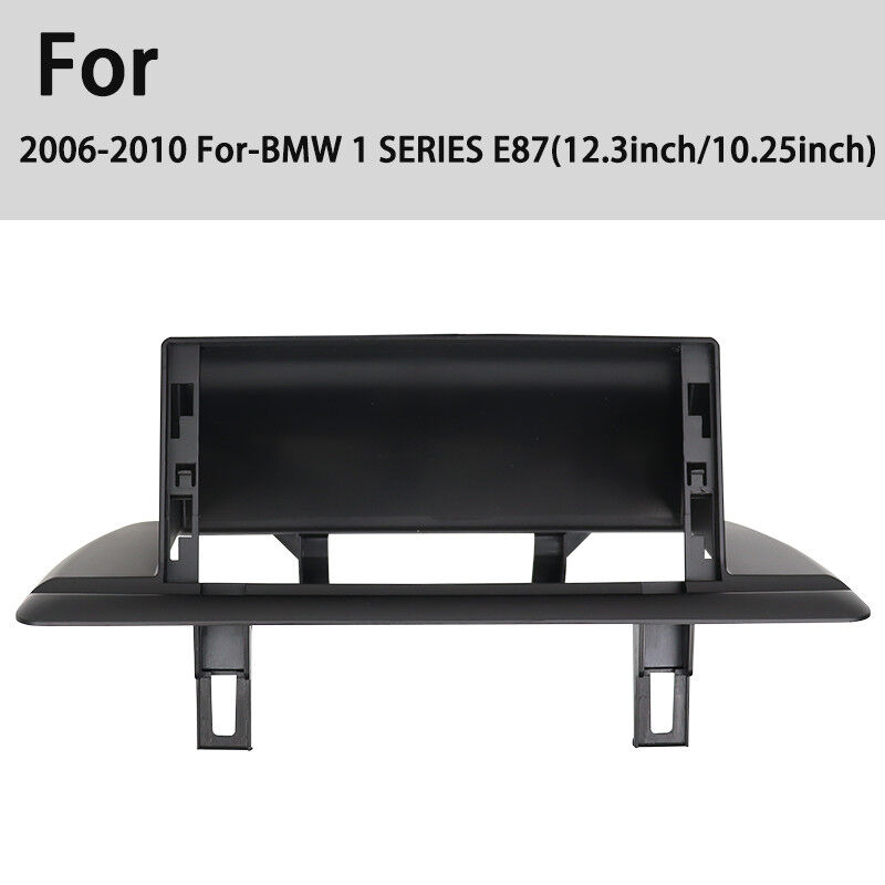 12.3 Inch Car Stereo Fascia Panels Plastic BMW 1 Series Stereo Fascia Black