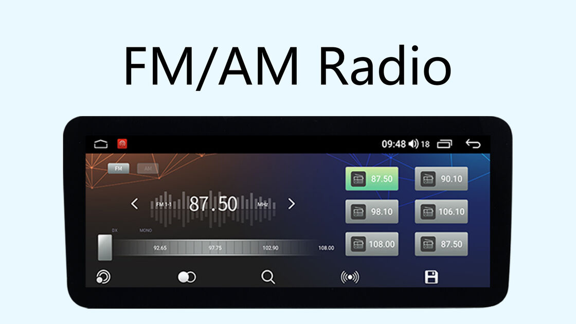 1920*720 Mercedes Android Head Unit MTK8667 Platform Car Player Radio 12.3 Inch