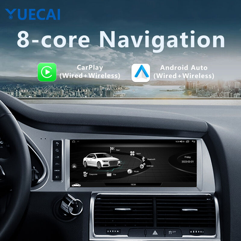 1920*720 Audi Q7 Android Head Unit 10.25 Inch Bluetooth Car Head Units MTK8259 8 Core Built In DSP