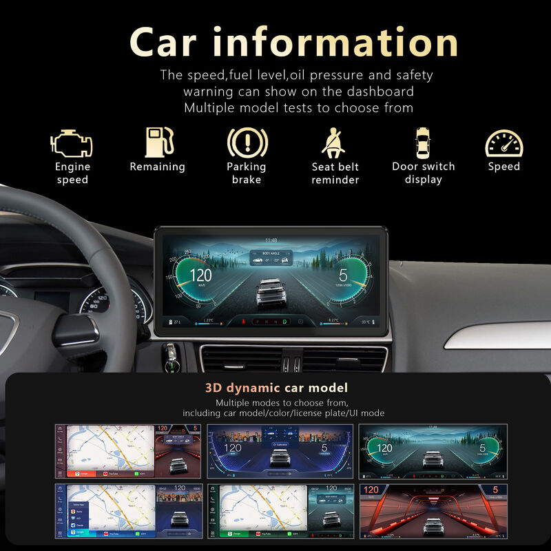 Android 13 Audi Multimedia System 8 Core Car Multimedia System 64GB / 128GB / 256GB