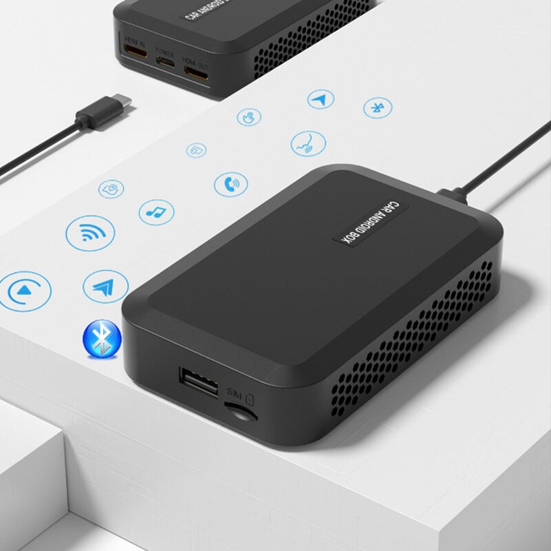 USB Android Carplay Box Wired To Wireless Auto AI Box HDMI HD Projection Screen