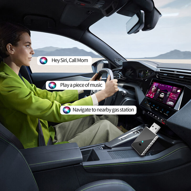 Plug And Play Android Carplay Box Universal Wireless Car Adapter Support Steering Wheel Control